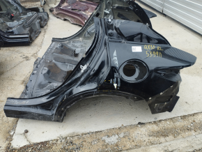 Quarter wing rear left Infiniti QX30 17- black, on the body, bumps, dented