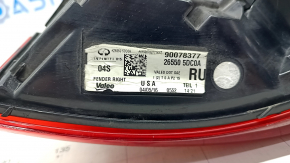 Light outer wing right Infiniti QX30 17- scratches