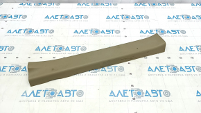 Door sill trim, front left, Toyota Highlander 08-13, beige, broken fastening, worn
