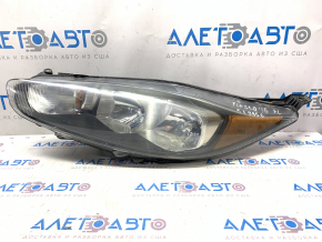 Headlight front left bare Ford Fiesta 14-19 rest dark, for polishing