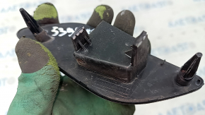 Front bumper headlight washer plug right Audi A6 C7 12-15 without washer, broken fastener