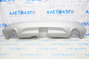 Rear bumper trim lower Ford Escape MK3 17-19 rest 2 pipes, under towbar, scratches