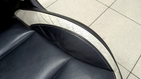 Driver's seat Infiniti QX30 17- with airbag, sport, electric, leather black, worn, scratches, driftwood, electrics work