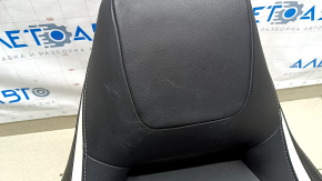 Driver's seat Infiniti QX30 17- with airbag, sport, electric, leather black, worn, scratches, driftwood, electrics work