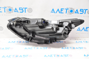 Front right headlight complete Hyundai Sonata 20-23 LED, for polishing, chipped