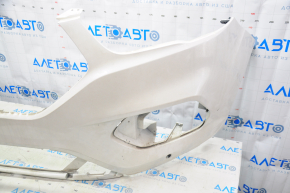 Front bumper bare Ford Escape MK3 17-19 rest for parking sensors white