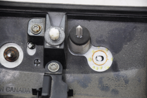 Upper trunk door molding with Ford Escape MK3 emblem 17-19 rest, under camera, emblem mount broken