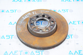 Front left brake disc VW Jetta 11-18 USA 290/24mm rusty