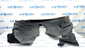 Front left fender liner Infiniti QX30 17 - broken fasteners, tear