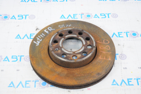 Front right brake disc VW Jetta 11-18 USA 288/24mm rusty
