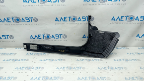 Door sill trim inner front right Audi A6 C7 12-18 black, scratches, broken fastener