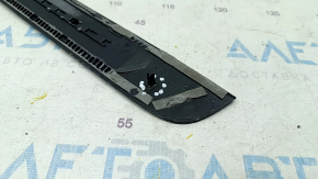 Door sill trim outer front right Audi A6 C7 12-18 with chrome, scratches, broken fastener