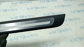 Door sill trim outer front right Audi A6 C7 12-18 with chrome, scratches, broken fastener