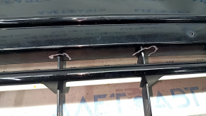 Radiator grille assembly Audi A6 C7 12-15 pre-restyling, without camera, black gloss, for parking sensors, sand, broken honeycombs, cracks