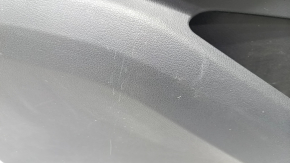 Door trim card front left Mercedes W167 GLE 350 450 20-23 beige leather, insert glossy brown, Burmester, scratches, for dry cleaning