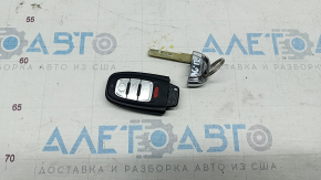 Key Audi A6 C7 12-18 4 buttons, without emblem