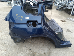 Quarter wing rear right BMW X3 F25 11-17 on the body, blue, dent