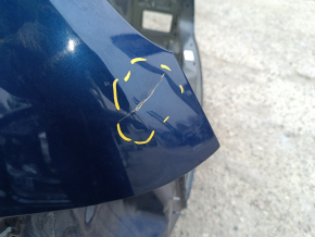 Quarter wing rear left BMW X3 F25 11-17 on the body, blue, made, dent, bump