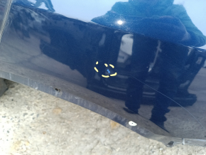 Quarter wing rear left BMW X3 F25 11-17 on the body, blue, made, dent, bump