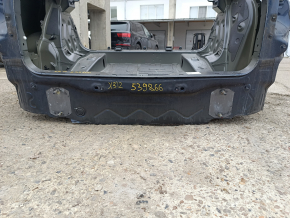 Rear panel BMW X3 F25 11-17 2 parts, on the body, blue