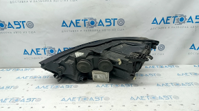 Front right headlight complete Audi A6 C7 12-15 prerest, xenon, sand, cracked mount