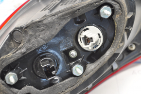 Light outer wing left Mazda 3 14-18 BM halogen, broken mount