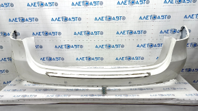 Bare rear bumper Mercedes W167 GLE 350 450 20-23 white 149, for parking sensors, cracks, broken fasteners