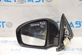Side mirror left Nissan Pathfinder 13-16 3 pins, blue, crack, scratches