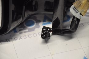 Side mirror left Nissan Pathfinder 13-16 3 pins, blue, crack, scratches