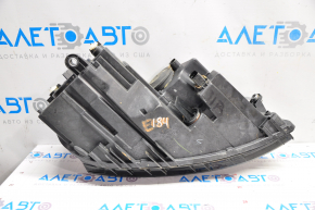 Headlight front left VW Jetta 11-16 USA naked, halogen for polishing, spider web