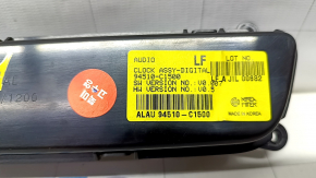 Clock panel Hyundai Sonata 15-17 without radio control, chip, scratches
