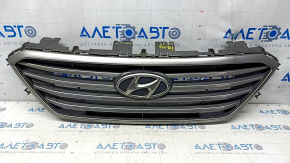 Radiator grill grill Hyundai Sonata 15-17 usa SE scratches, sand