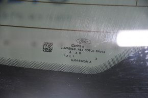 Naked trunk door with glass Ford Escape MK3 17-19 rest white UG, with overlays, chip on glass
