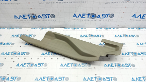 Door sill trim rear left inner Toyota Prius V 12-17 beige, worn