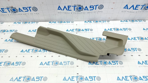 Door sill trim rear left inner Toyota Prius V 12-17 beige, worn