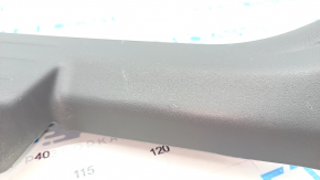 Door sill trim rear left inner Toyota Prius V 12-14 dark gray, worn