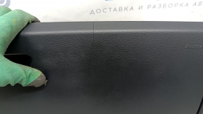 Glove box, glove compartment Audi A6 C7 12-15 prerest black, broken fastener, crack, scratches
