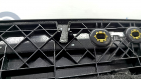 Glove box, glove compartment Audi A6 C7 12-15 prerest black, broken fastener, crack, scratches