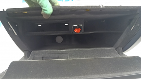 Glove box, glove compartment Audi A6 C7 12-15 prerest black, broken fastener, crack, scratches