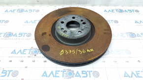 Front right brake disc Mercedes W167 GLE 450 20-23 AWD 375/36mm