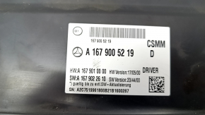 Driver's seat control unit Mercedes W167 GLE 350 450 20-23