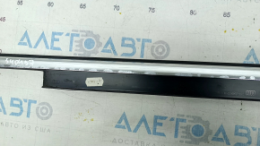 Molding door-glass central rear right Audi A6 C7 12-18 chrome, varnish used