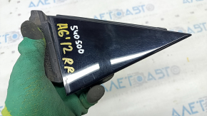 Triangle door rear right Audi A6 C7 12-18 black gloss, scratches