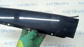Door trim side rear right Audi A6 C7 12-18 black gloss, scratches, torn seal