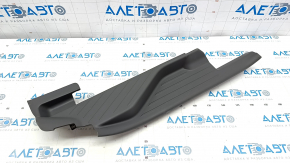 Door sill trim rear right inner Toyota Prius V 12-14 dark gray, worn