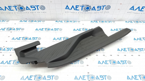 Door sill trim rear right inner Toyota Prius V 12-14 dark gray, worn