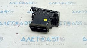 Front passenger air duct Audi A6 C7 12-15 black, with chrome trim, crack on chrome