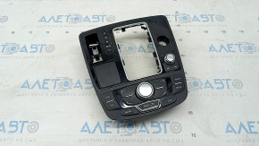Control panel MMI Audi A6 C7 12-16 under tipronic, chrome is useful