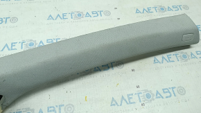 Front pillar trim upper right Audi A6 C7 12-15 pre-rest, gray, for dry cleaning