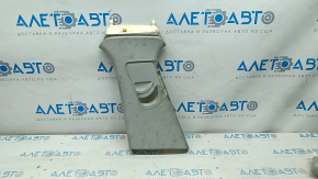 Upper center pillar trim left belt Audi A6 C7 12-18 without air duct, gray, for dry cleaning